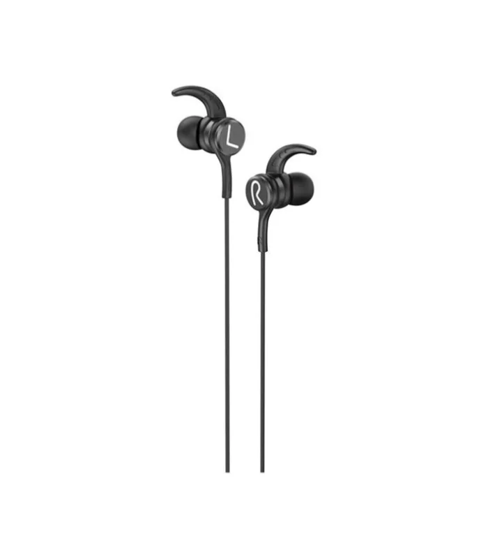 FONENG T68 In-Ear Type-C Heavy Bass Gaming Wired Earphone- Black