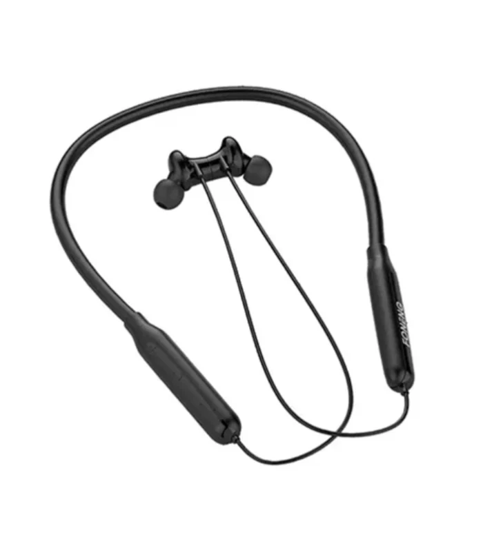 Foneng (BL34) Neckband Bluetooth Earphone-Black