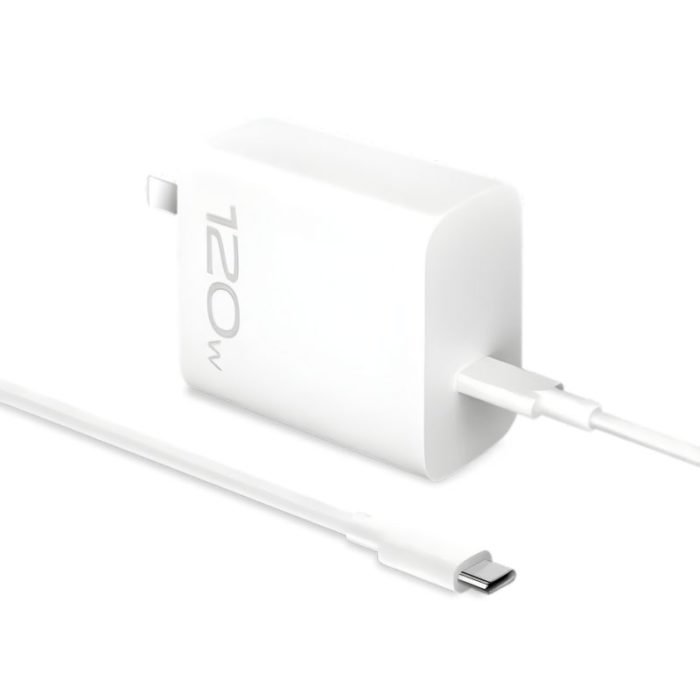 Vivo iQOO 120W Flash Charger Power Adapter with Type C Cable