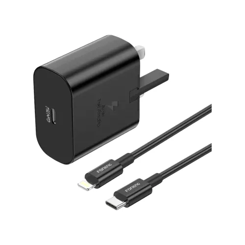 FONENG (UK32) 25W GaN Fast Charger with Type-C Cable