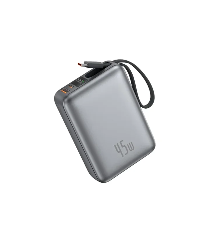 Foneng PX138 20000mAh 45W Power Bank with Built-in Cable